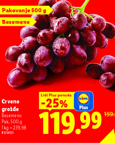 Crveno grojde Besemeno