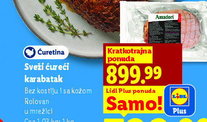 Sveži ćureći krabatak