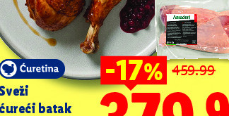 Sveži ćureći batak