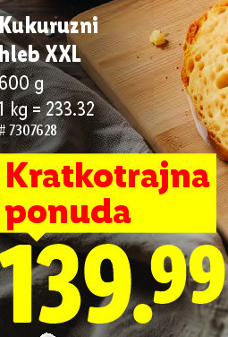 Kukuruzni hleb XXL