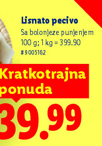Lisnato pecivo Sa bogatnijim punjenjem