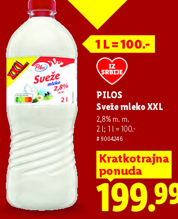 Sveže mleko XXL