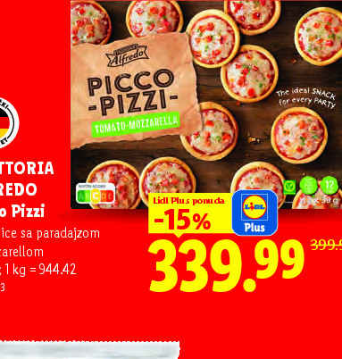 Picco -Pizzi- TOMATO-MOZZARELLA