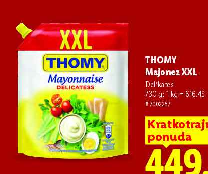 THOMY Majonéze XXL