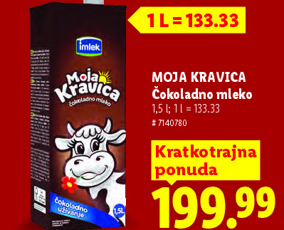 MOJA KRAVICA Čokoladno mleko