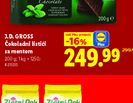 J.D. Gross Čokoladni listići