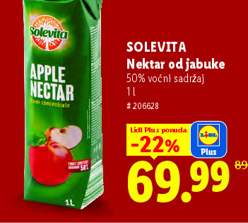 SOLEVITA Nektar od jabuke