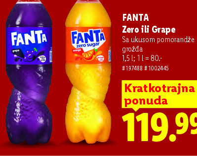 FANTA Zero ili Grape