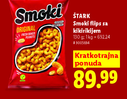 Štark Smoki flips sa kikirikijem