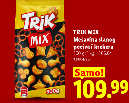 TRIK MIX Mešavina slanog peciva i krekera
