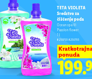 TETA VIOLETA Sredstvo za čišćenje poda