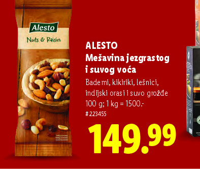 ALESTO Mežavina jezgrastog i suvog lovač