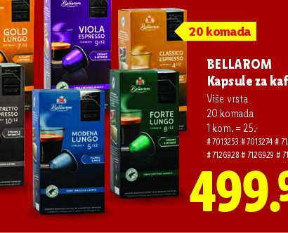 BELLAROM Kapsule za kafu