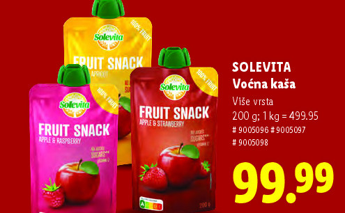 SOLEVITA Voćna kašica