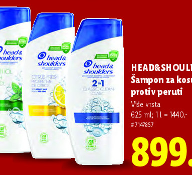 Head & Shoulders Šampon za kosu protiv peruti