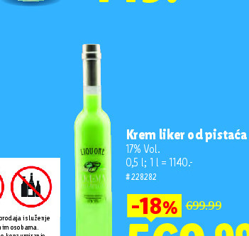 SAMOL Krem liker od pistaća