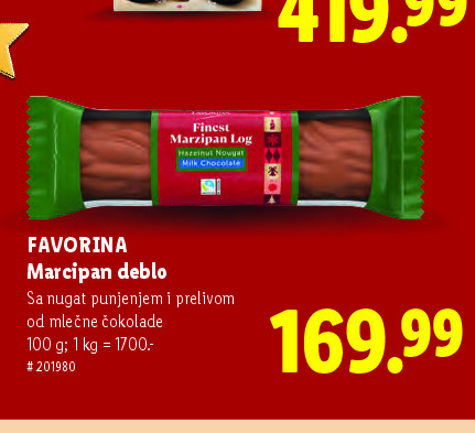 Marcipan deblo