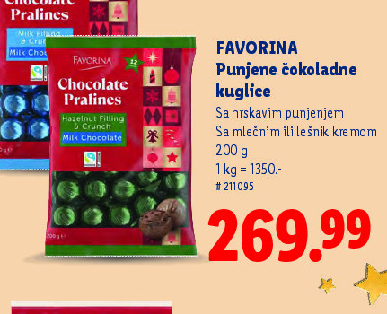 Punjene čokoladne kuglice