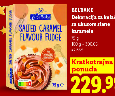 Dekoracija za ukusne karamel karamele