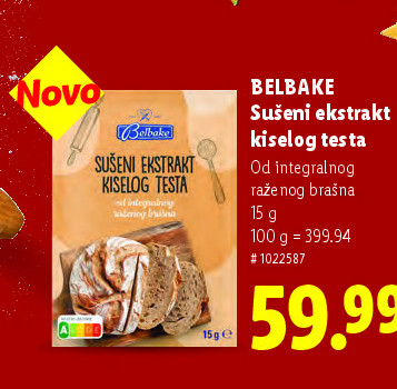 Sušeni ekstrakt kiselog testa