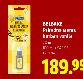Prirodna aroma burbon vanila