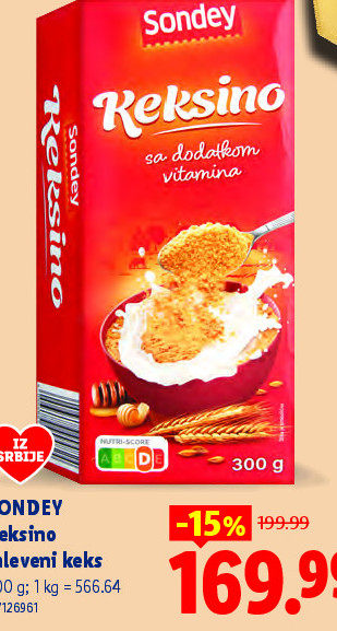 Keksino - mleveni keks