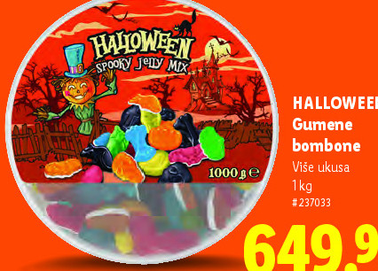 HALLOWEEN Gumene bombone