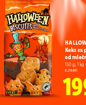 HALLOWEEN Keks sa prelivom od mlečne čokolade