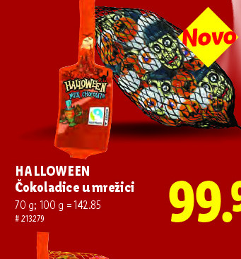HALLOWEEN Čokoladice u mrežici