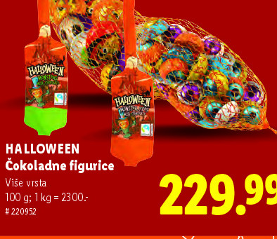 HALLOWEEN Čokoladne figurice