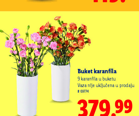 Buket karanfila