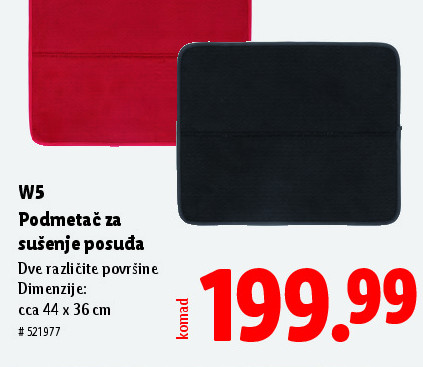 Podmetač za sušenje posuđa