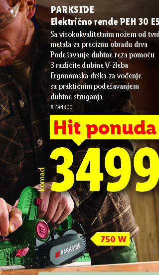 PARKSIDE Električno rende PEH 30 E5
