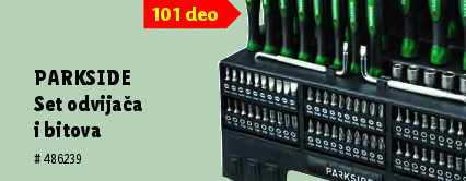 PARKSIDE Set odvijača i bitova