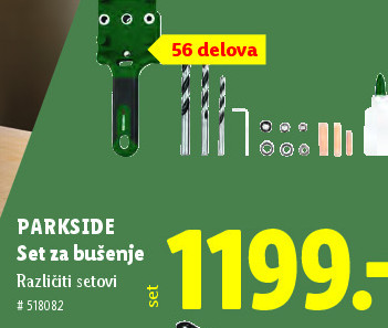Set za bušenje