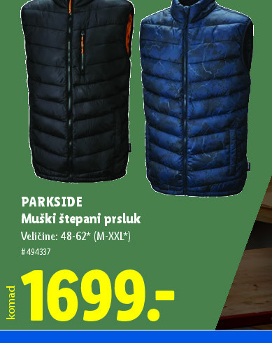 PARKSIDE Muški štepani prsluk