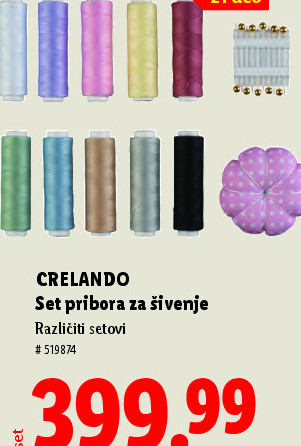 Set pribora za šivenje