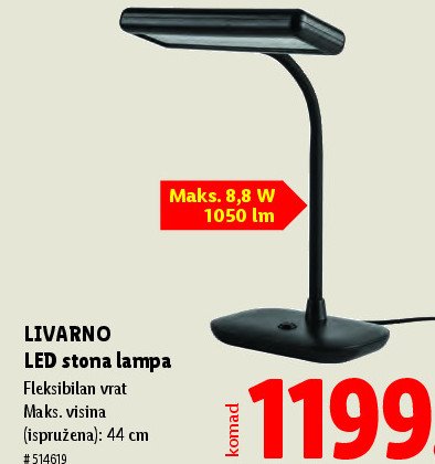 LIVARNO LED stona lampa