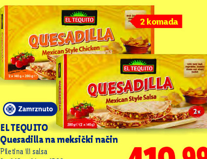 Quesadilla na meksički način