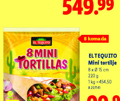 Mini tortilje