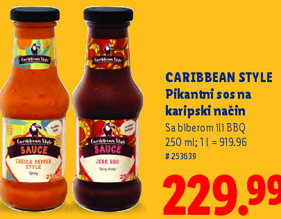 CARIBBEAN STYLE Pikantni sos na karipski način