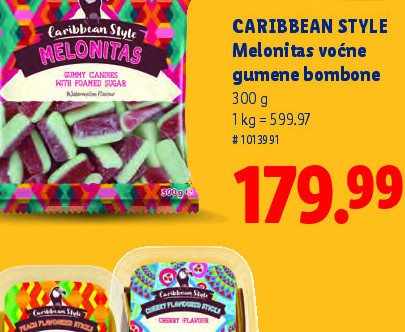 Melonitas večne gumene bombone