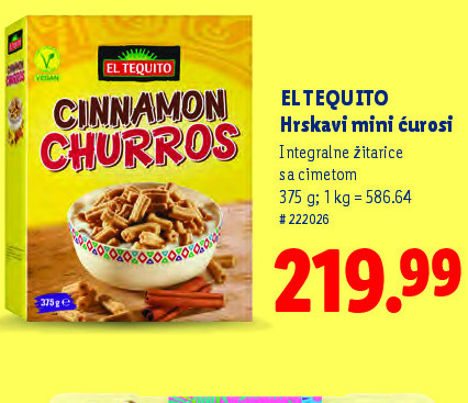 ELTEQUITO Cinnamon Churros