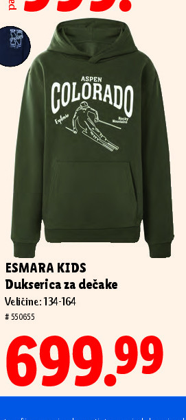 ESMARA KIDS Dukserica za dečake