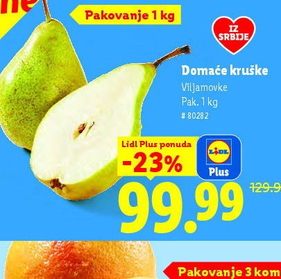 Domaće kruške Villanjovke