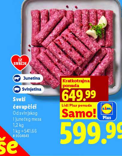 Sveži ćevapčići