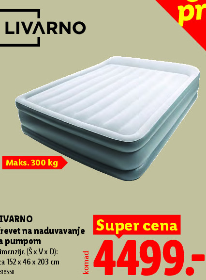 Krevet na naduvavanje sa pumpom