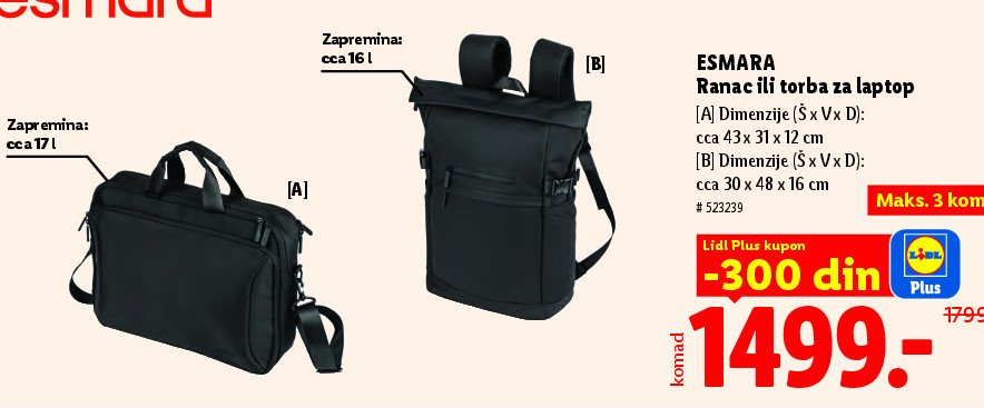 Ranac ili torba za laptop