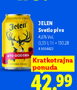 JELEN Svetlopivo