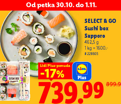 Sushi box Sapporo